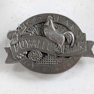 Vintage Siskiyou Belt Co. 100 Years Puyallup Fair Limited Edition Belt Buckle